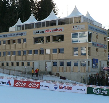 Medienzentrum Lauberhornrennen, Wengen Medienzentrum Lauberhornrennen, Wengen