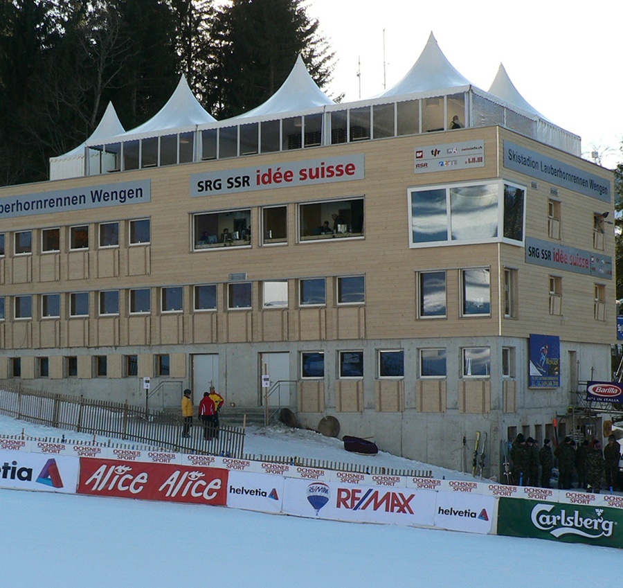 Medienzentrum Lauberhornrennen, Wengen Medienzentrum Lauberhornrennen, Wengen