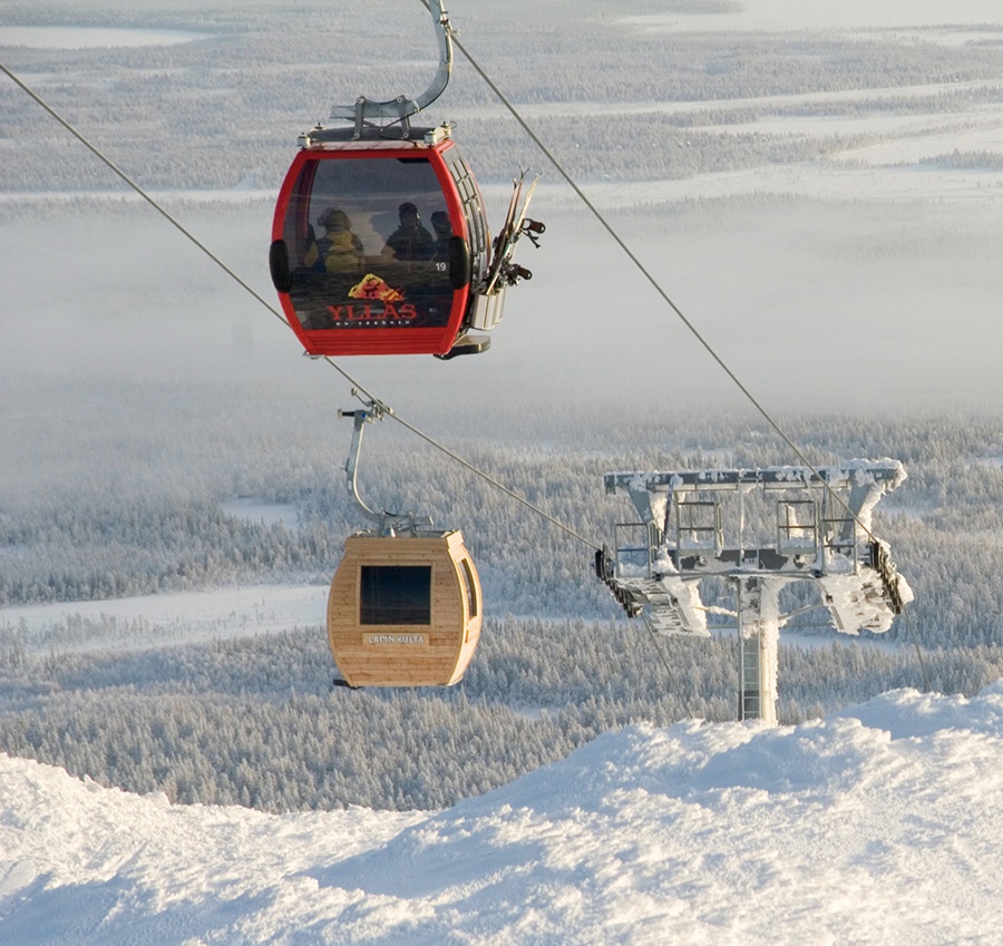 Saunagondel, Ylläs, Finnland