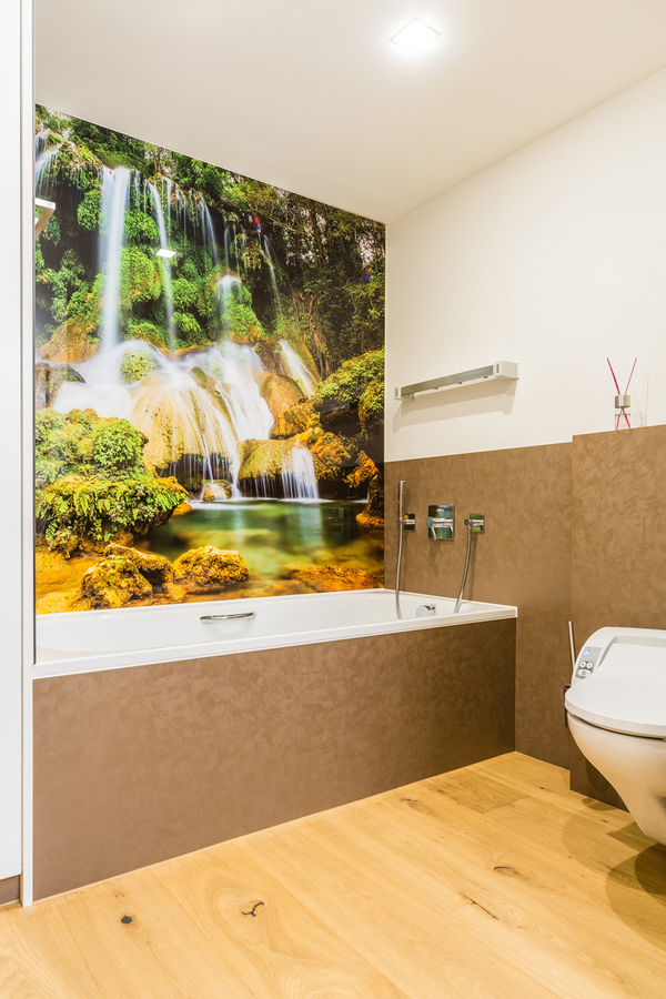 Frutiger Badezimmer Wandverkleidungen