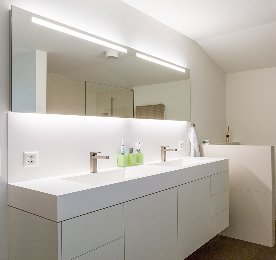 Frutiger Badezimmer Wandverkleidungen